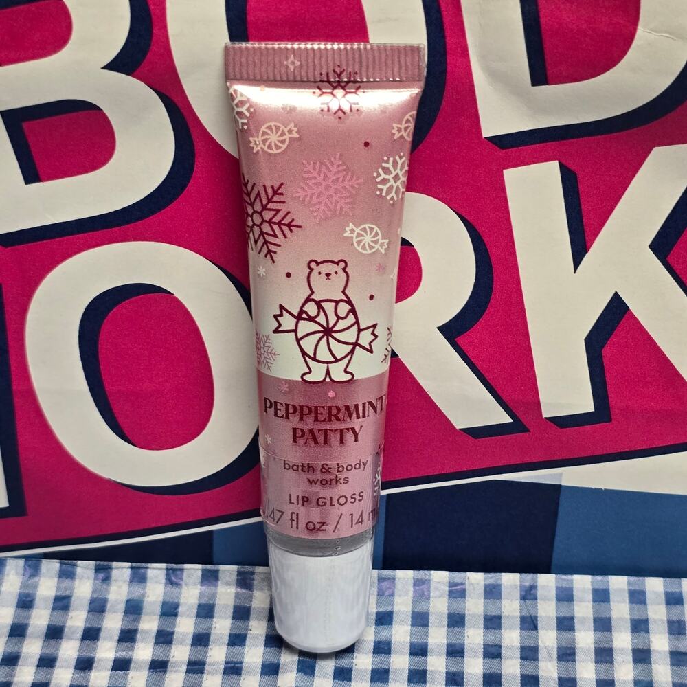 BBW Peppermint Patty Lip Gloss Minty Refreshing Care for Moisturizing Lips